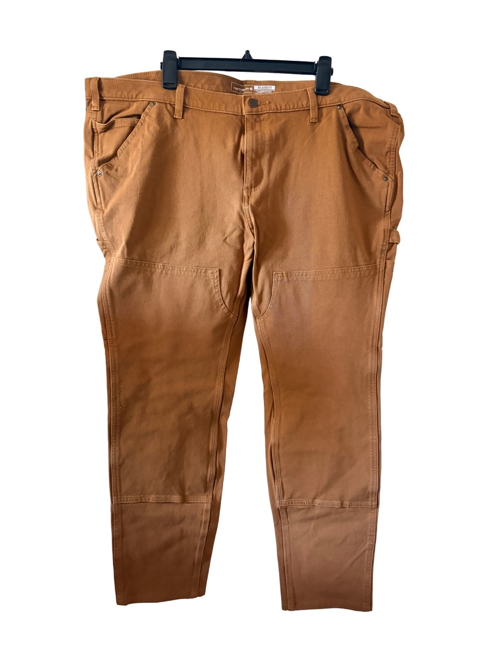 Carhartt Pants Womens 22W Rugged Flex Relaxed Fit Twill Double Front